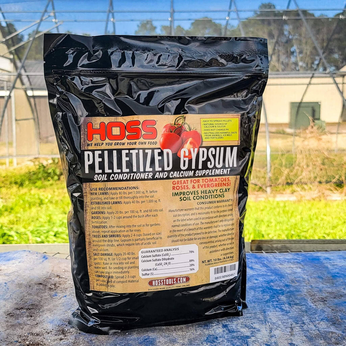 gypsum fertilizer nutrient content Pelletized Gypsum Soil Conditioner – HOSS