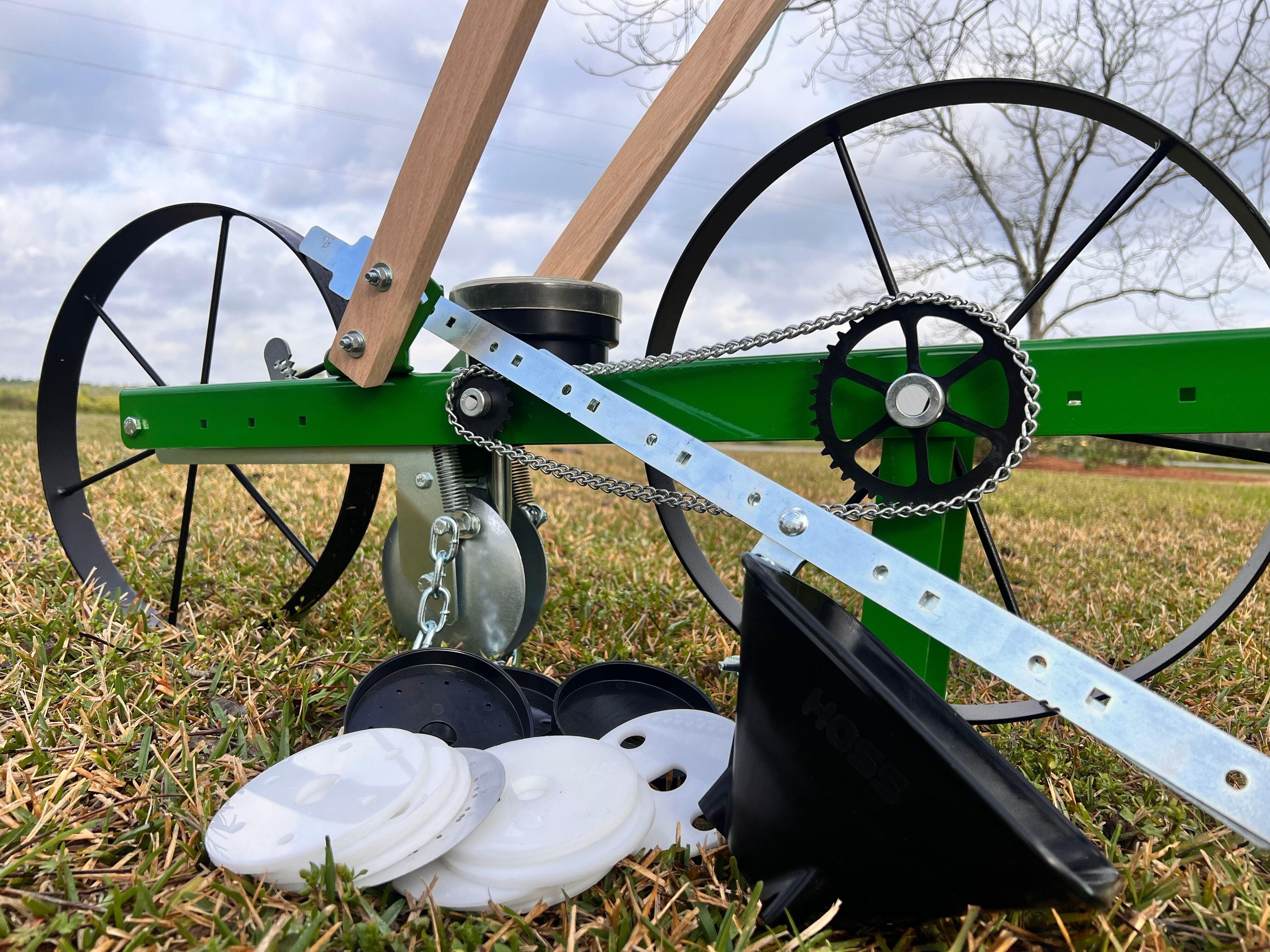 hoss garden seed planter Seeder Attachment Combo
