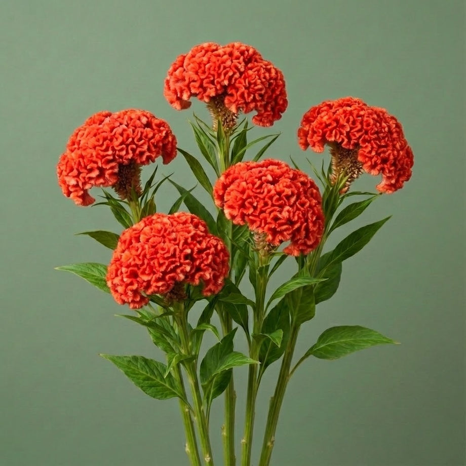 celosia seed planting depth Chief Persimmon Celosia