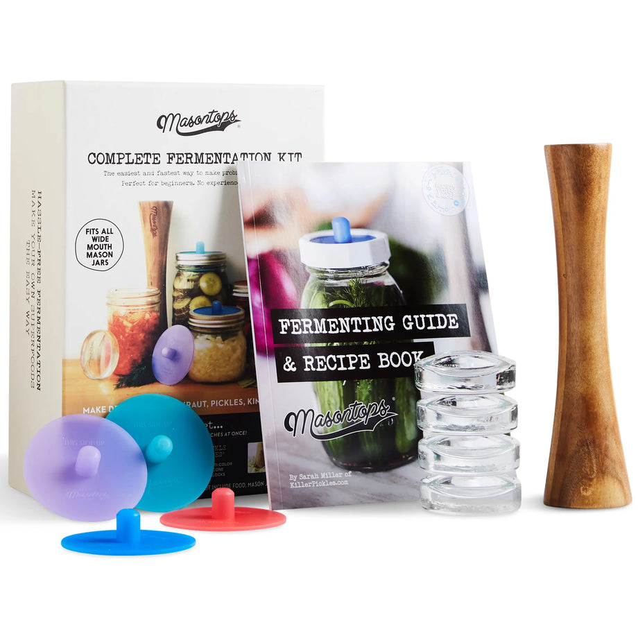 Complete Fermentation Kit – 9-Piece Kit with Lids & Weights