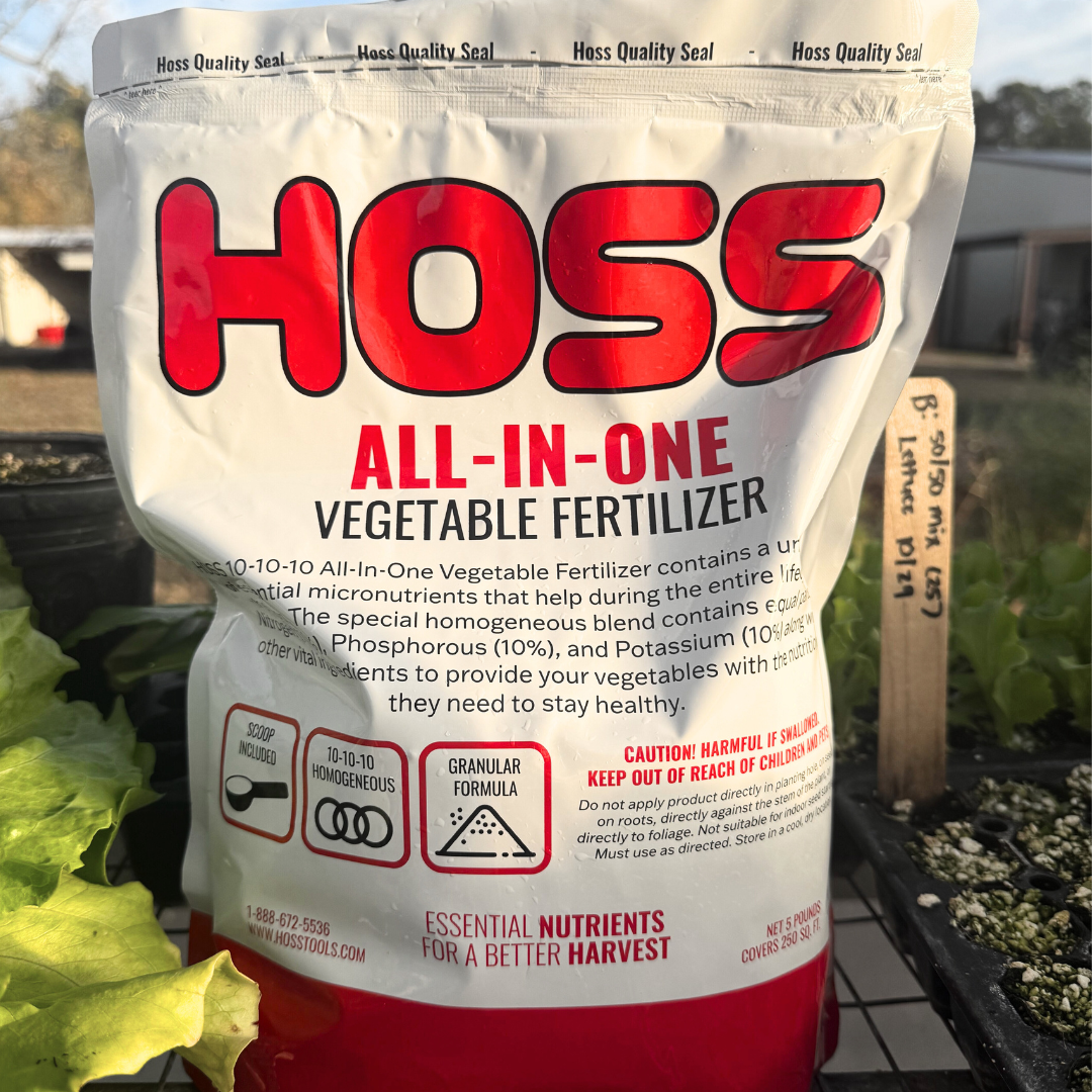 fertilizer for vegetable plants Hoss All-In-One Vegetable Fertilizer
