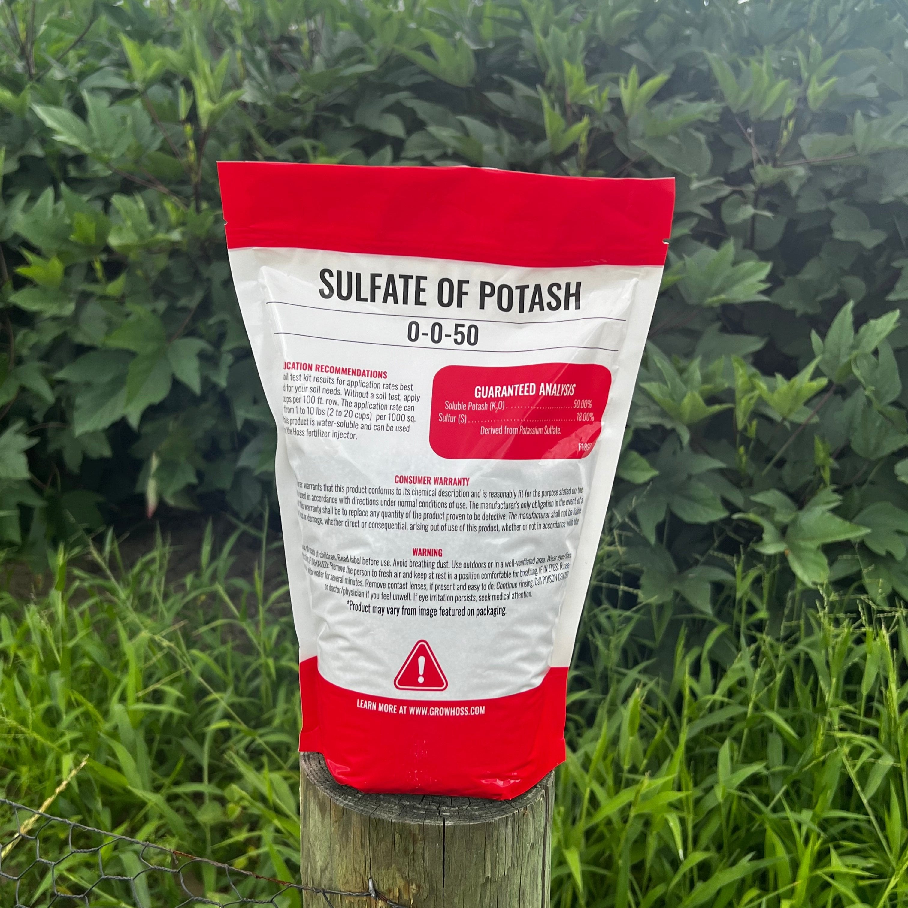 potassium fertilizer for plants Sulfate of Potash 5 Pounds