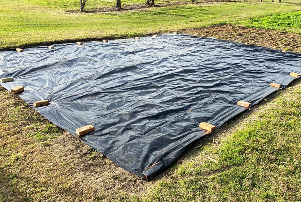 black tarp for garden Silage Tarp 30' x 40'
