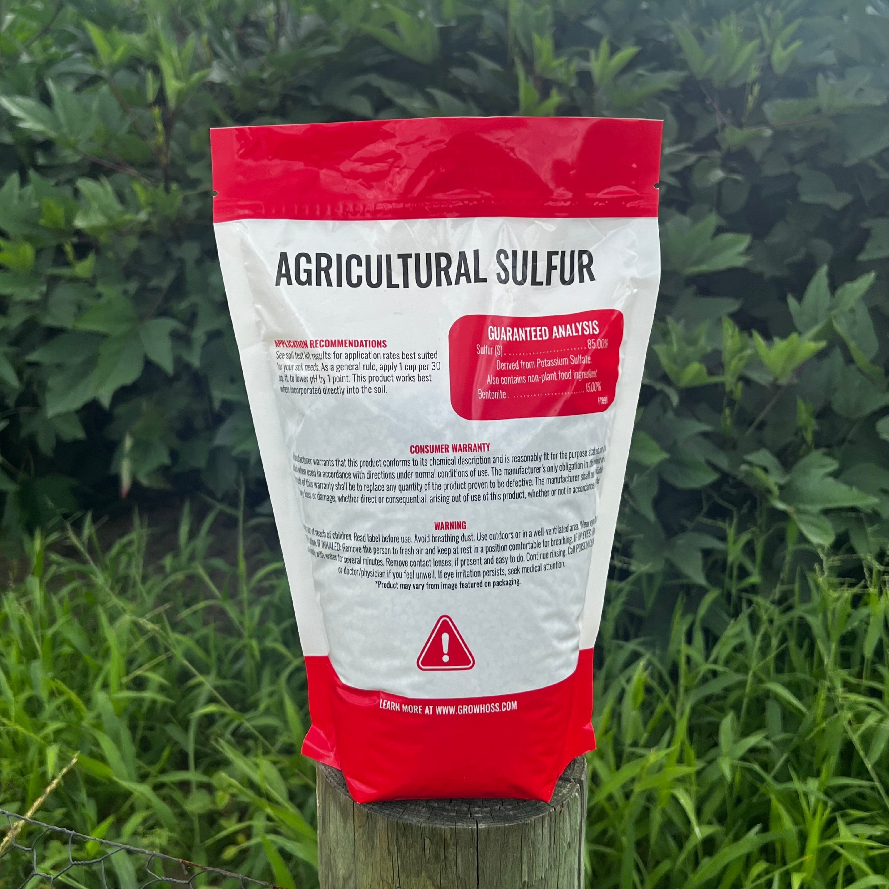 sulfur fertilizer for plants Agricultural Sulfur 30 Pounds