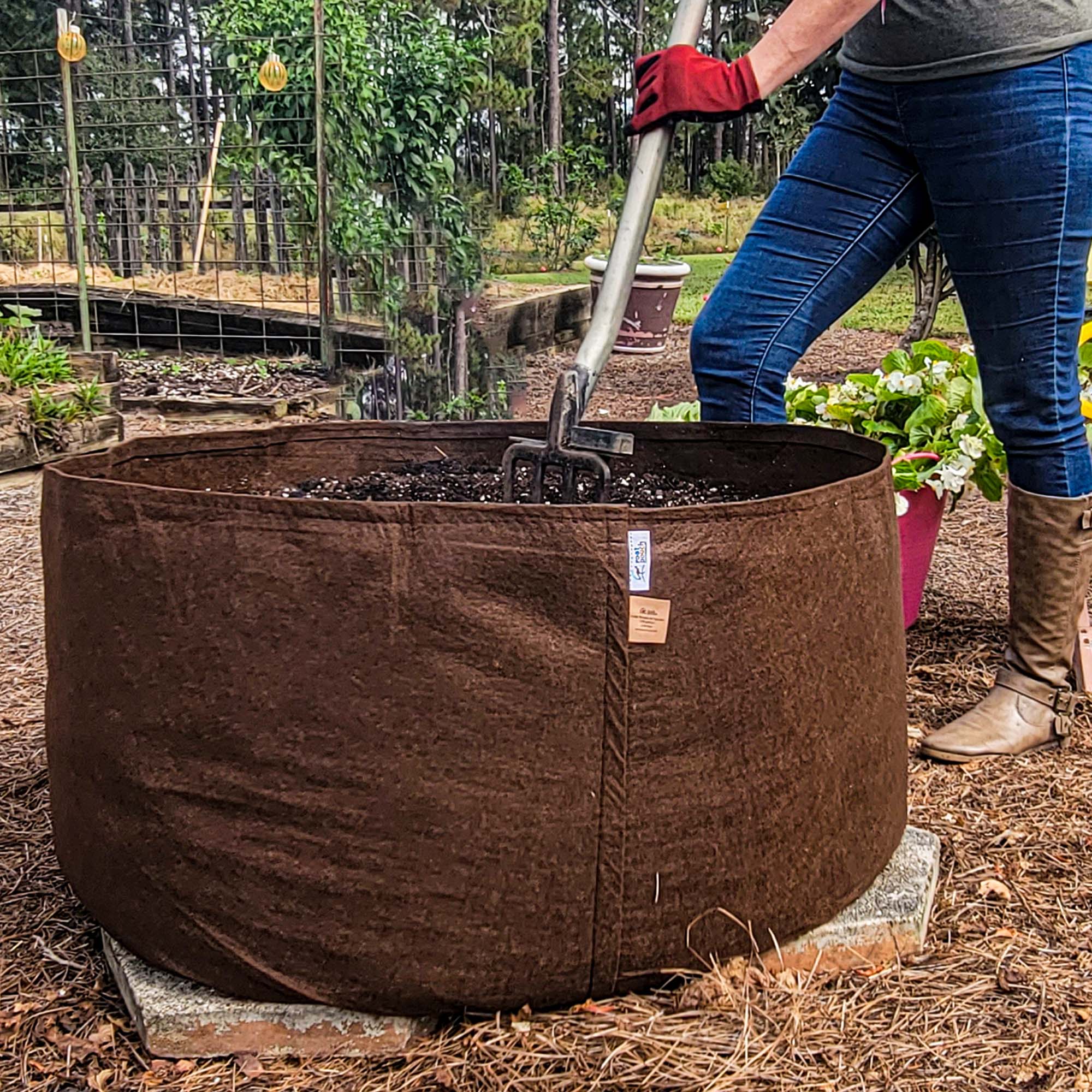 2 Root Pouch noir (4L - 1 gallon) Géotextile Smart grow Pot déco container 2 Root Pouch noir (4L - 1 gallon) Géotextile Smart grow Pot déco container