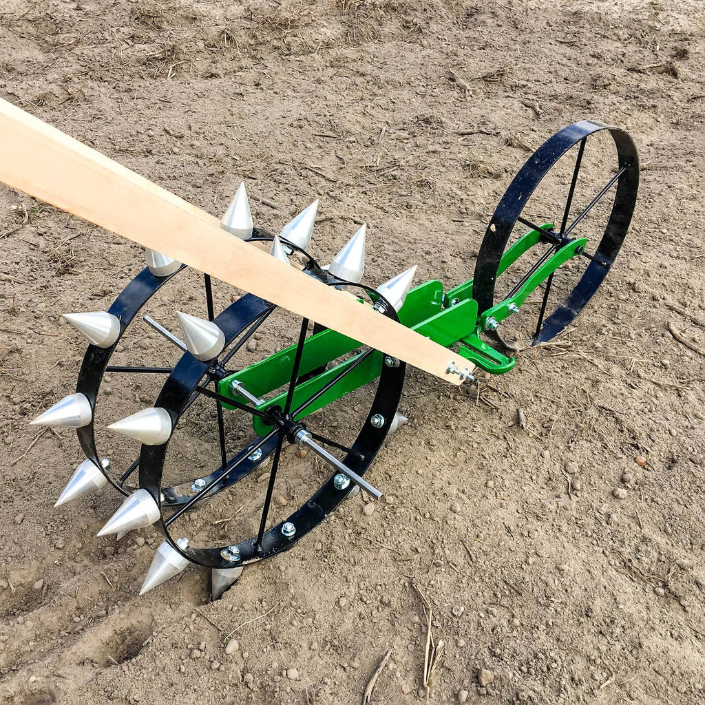 Dibble Rake Dibble Wheel Attachment – Hole Maker for Hoss Wheel Hoe | Grow Hoss – HOSS