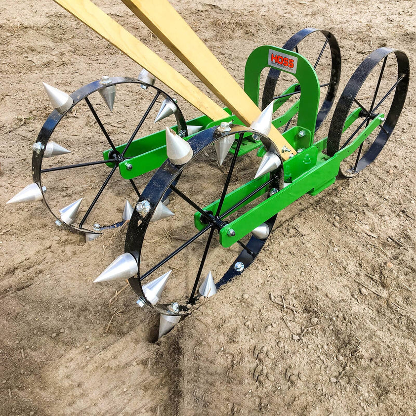 Dibble Rake Dibble Wheel Attachment – Hole Maker for Hoss Wheel Hoe | Grow Hoss – HOSS